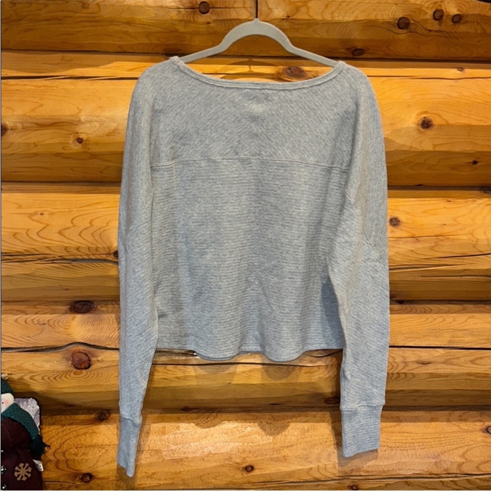 Free People NWT Jess Long Sleeve Size Medium in Heather Gray - Picture 9 of 12